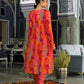 Marigold - Full sleeves kurta with pants and a fully designed dupatta